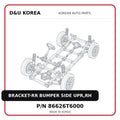 BRACKET-RR BUMPER SIDE UPR,RH