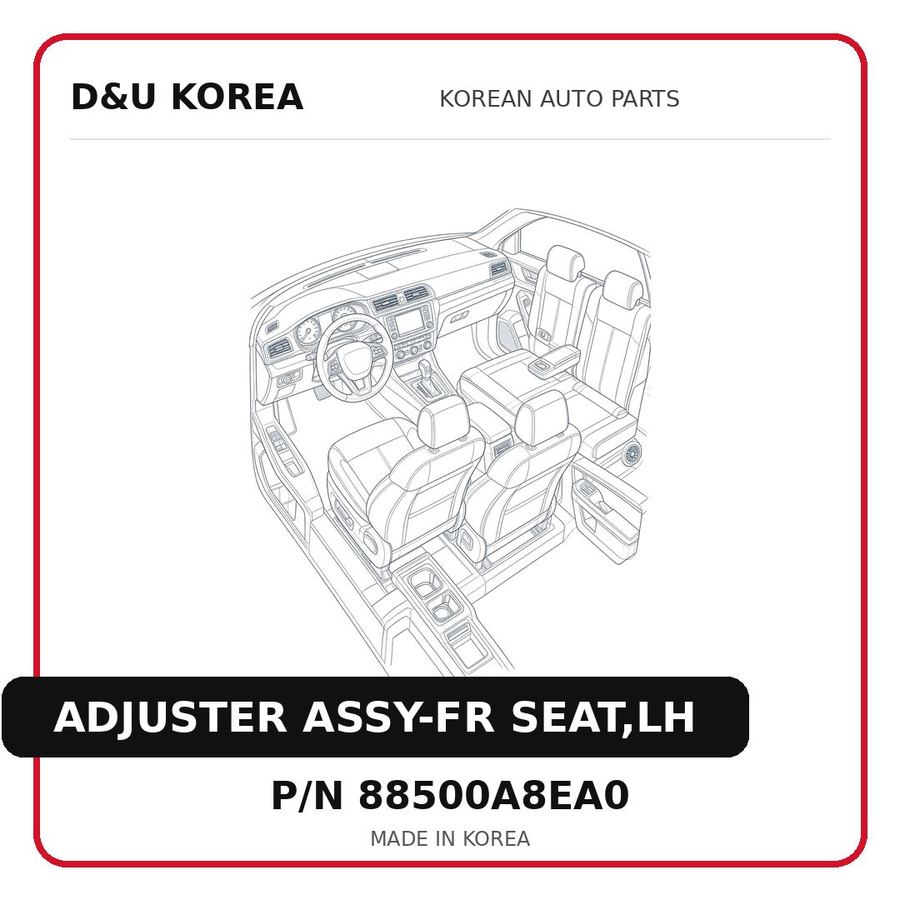 ADJUSTER ASSY-FR SEAT,LH