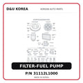 FILTER-FUEL PUMP