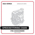 SPROCKET-TIMING CHAIN
