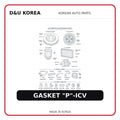 GASKET "P"-ICV