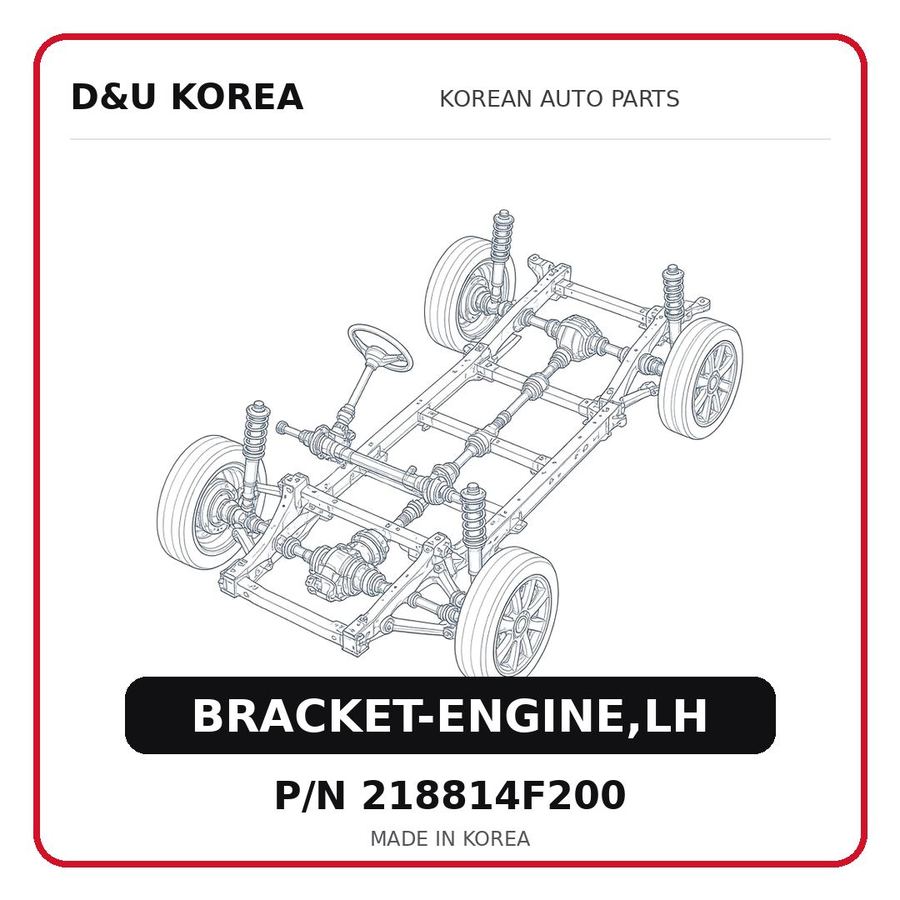 BRACKET-ENGINE,LH