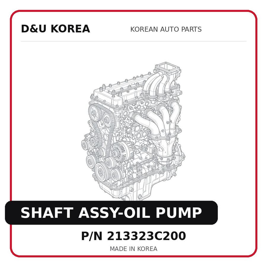 SHAFT ASSY-OIL PUMP