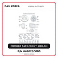 MEMBER ASSY-FRONT SIDE,RH