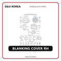 BLANKING COVER RH