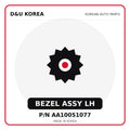 Genuine Mobis BEZEL ASSY LH AA10051077 for Korean vehicles | D&U Korea