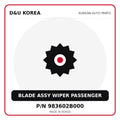 Genuine Mobis BLADE ASSY WIPER PASSENGER 983602B000 for Korean vehicles | D&U Korea