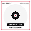 Genuine Mobis BLOWER ASSY 971506A101 - Korean auto parts from D&U Korea
