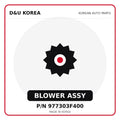 Genuine Mobis BLOWER ASSY 977303F400 - Korean auto parts from D&U Korea