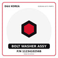 Genuine Mobis BOLT WASHER ASSY 1123410256B - Korean auto parts from D&U Korea