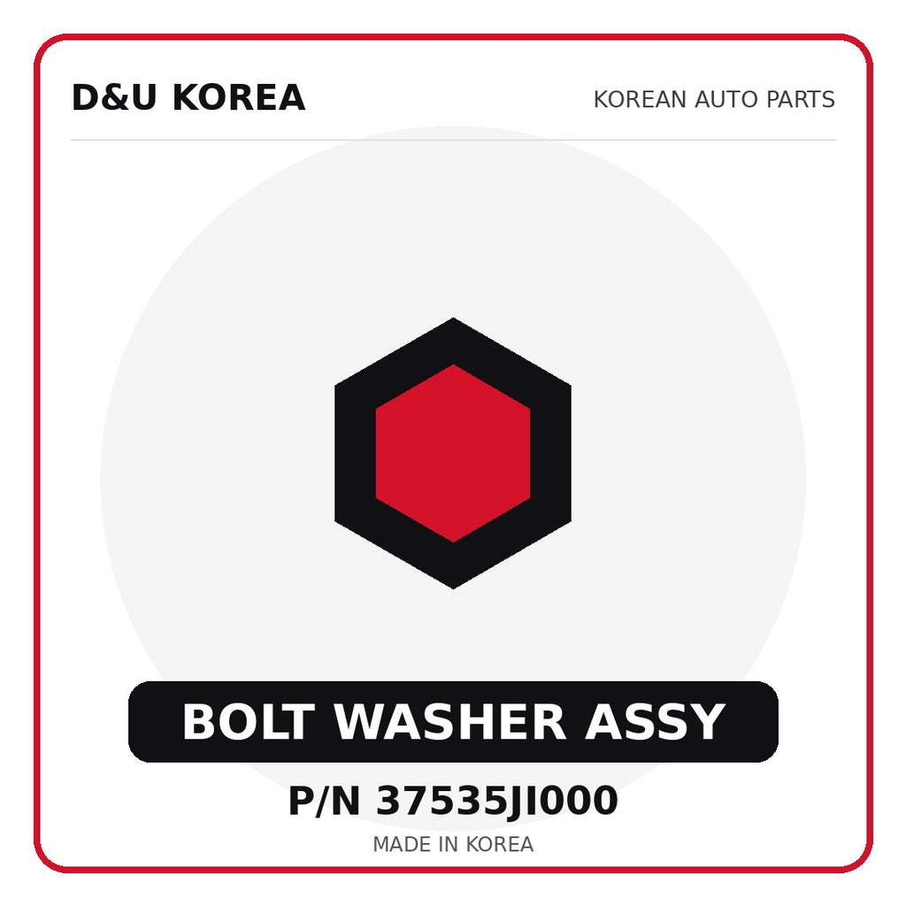 Genuine Mobis BOLT WASHER ASSY 37535JI000 for Korean vehicles | D&U Korea