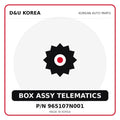 Genuine Mobis BOX ASSY TELEMATICS 965107N001 for Korean vehicles | D&U Korea
