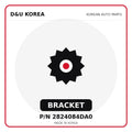 Genuine Mobis BRACKET 2824084DA0 - Korean auto parts from D&U Korea