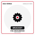 Genuine Mobis BRACKET 282518EFD0 - Korean auto parts from D&U Korea