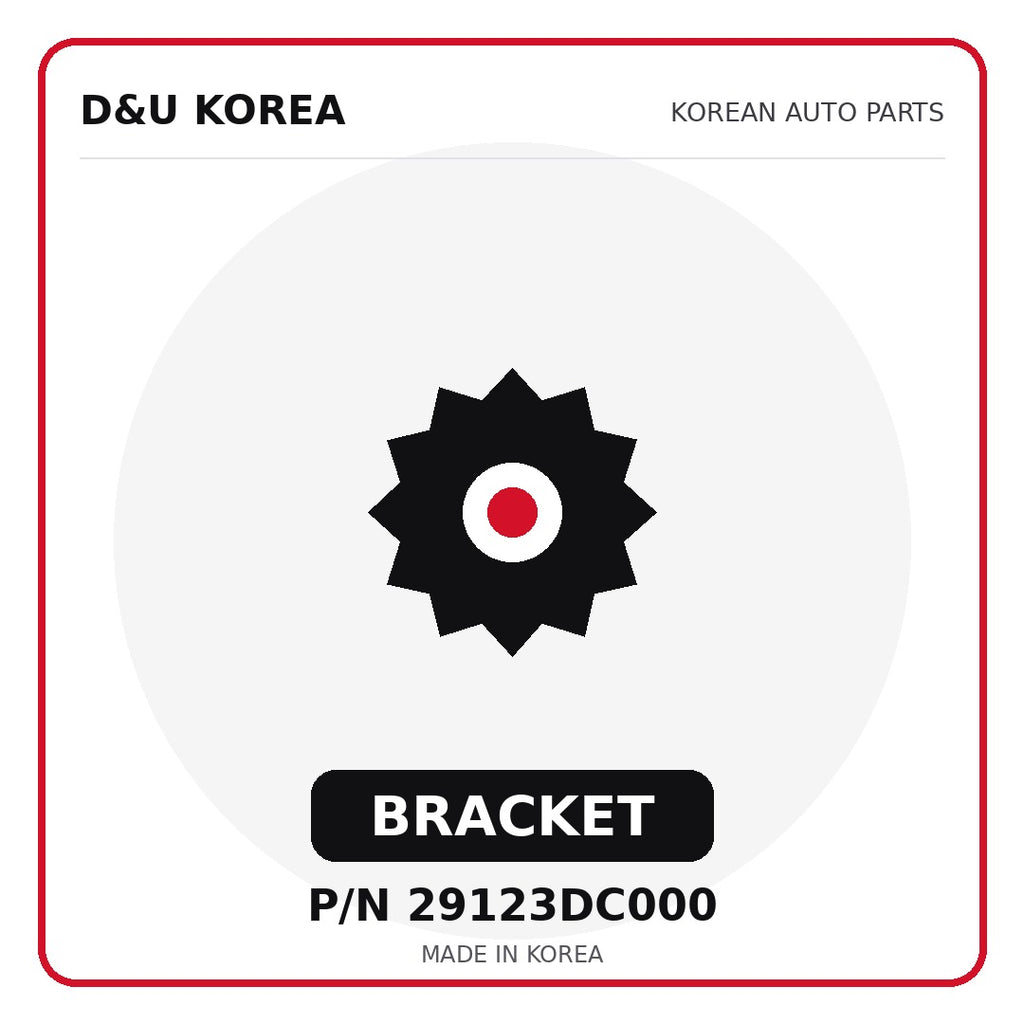 Genuine Mobis BRACKET 29123DC000 - Korean auto parts from D&U Korea