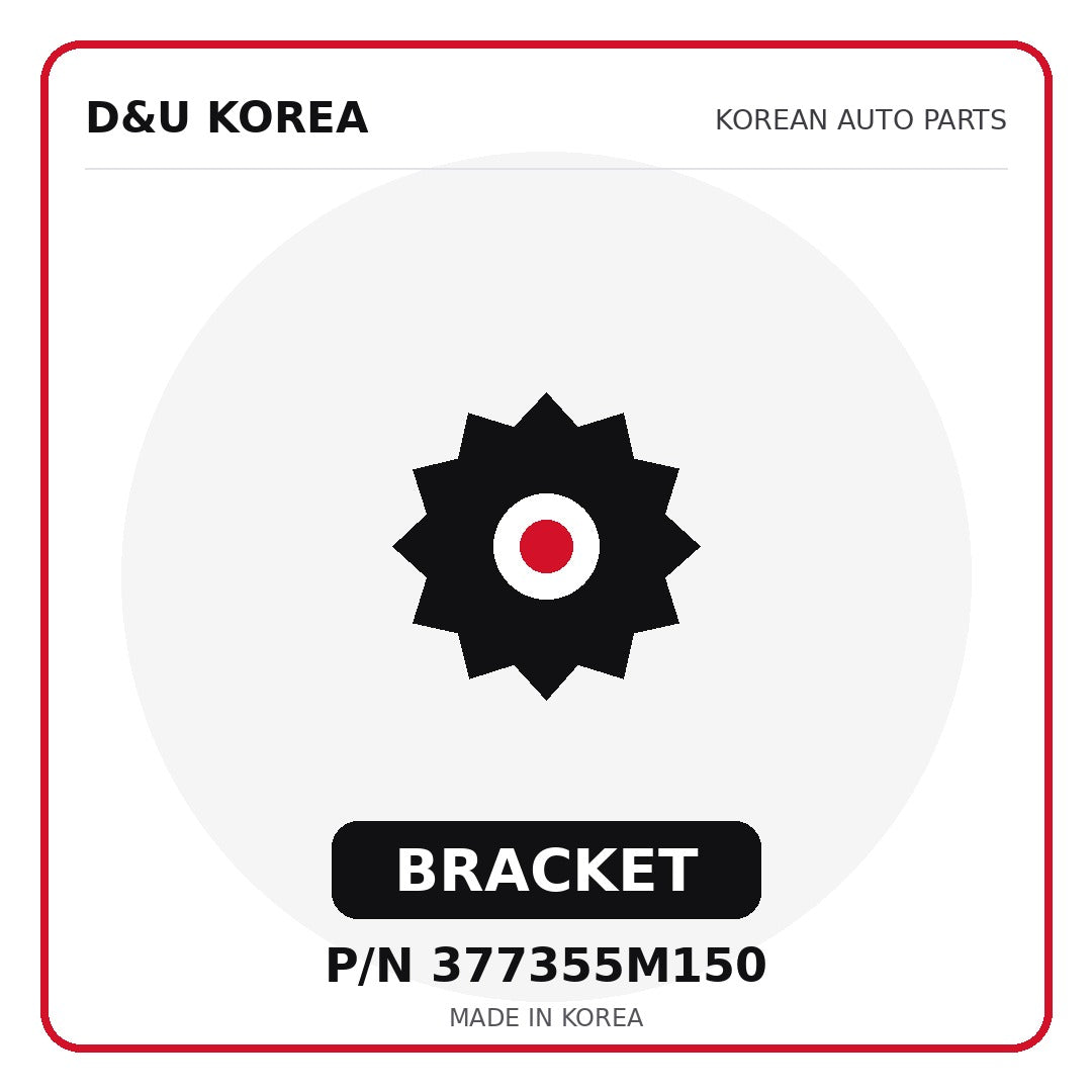 Genuine Mobis BRACKET 377355M150 - Korean auto parts from D&U Korea