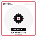 Genuine Mobis BRACKET 977954E330 for Korean vehicles | D&U Korea