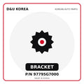 Genuine Mobis BRACKET 97795G7000 - Korean auto parts from D&U Korea