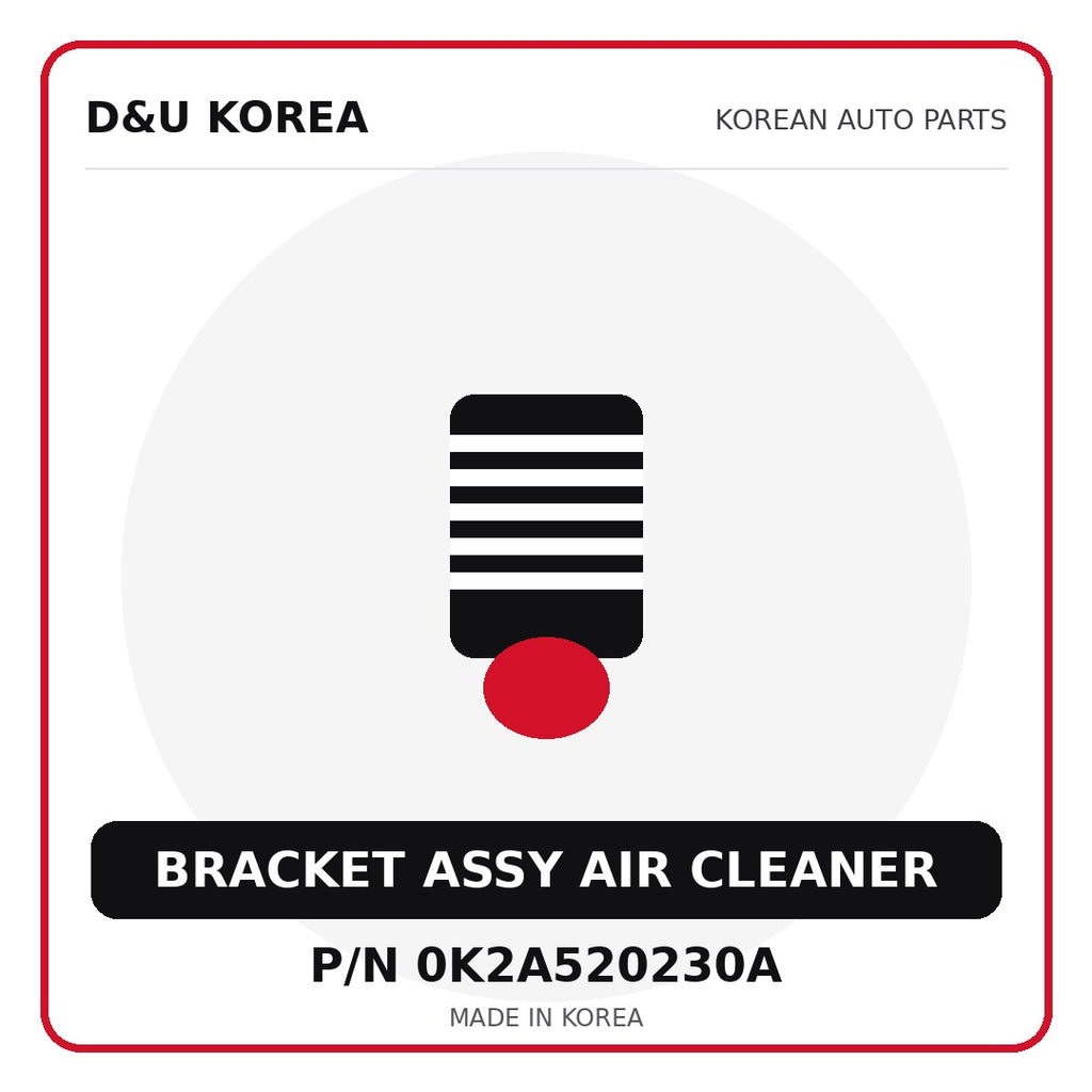 Genuine Mobis BRACKET ASSY AIR CLEANER 0K2A520230A - Korean auto parts from D&U Korea