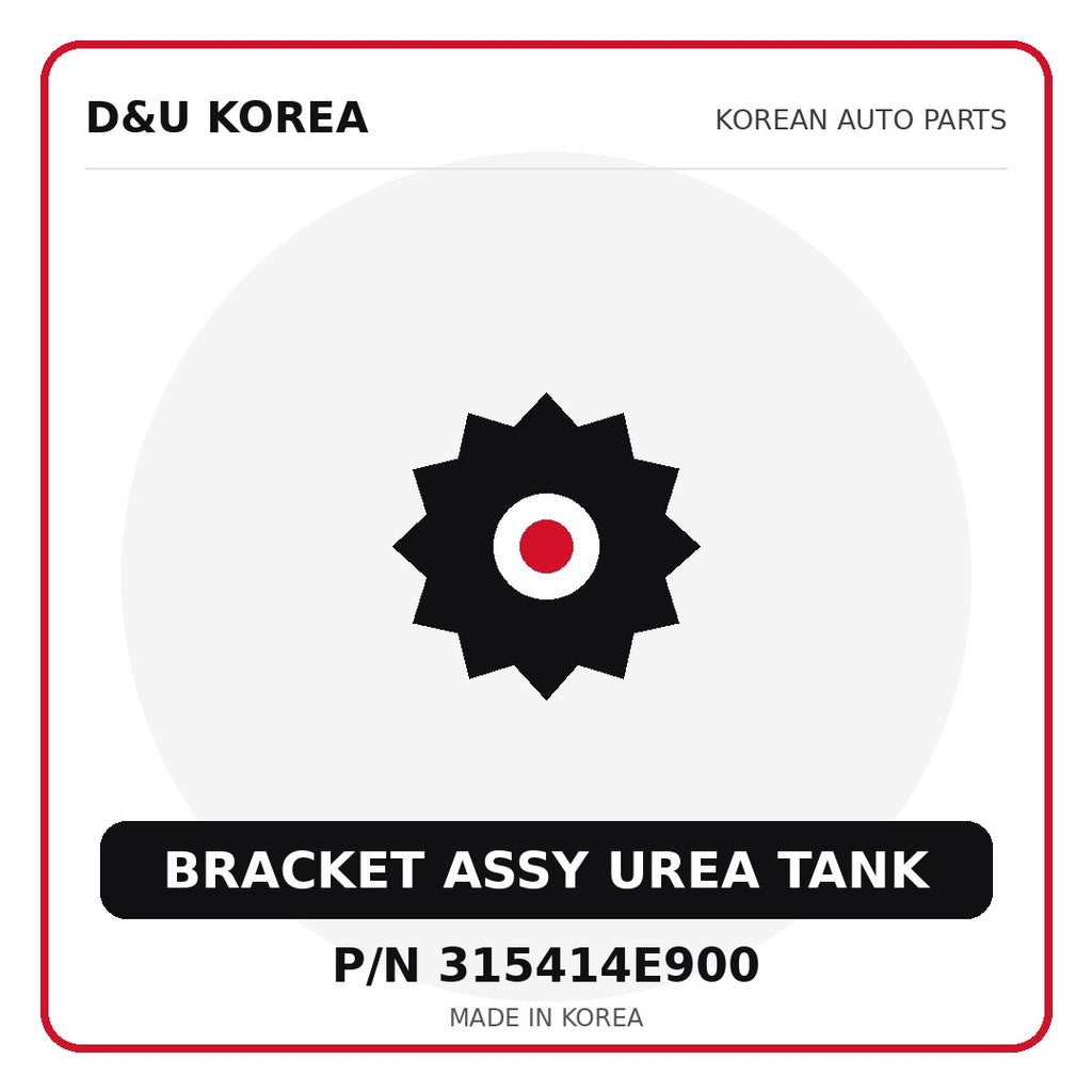 Genuine Mobis BRACKET ASSY UREA TANK 315414E900 - Korean auto parts from D&U Korea