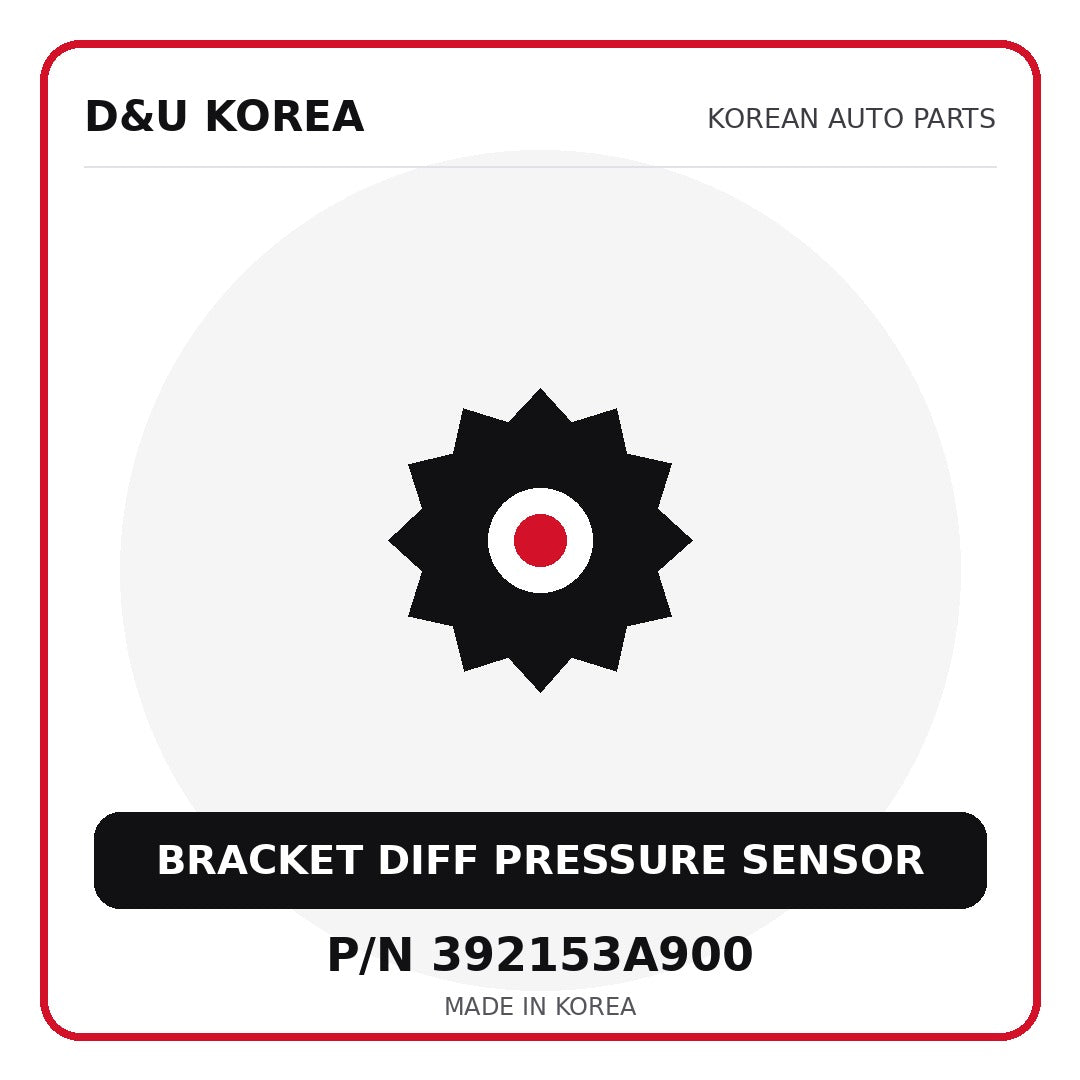 Genuine Mobis BRACKET DIFF PRESSURE SENSOR 392153A900 - Korean auto parts from D&U Korea