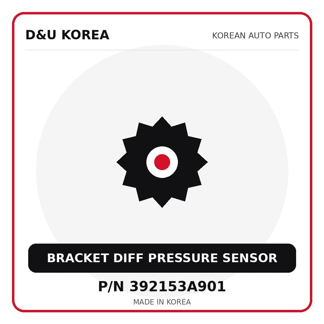Genuine Mobis BRACKET DIFF PRESSURE SENSOR 392153A901 - Korean auto parts from D&U Korea