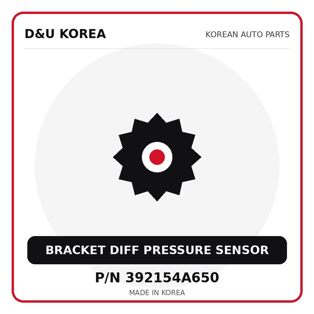 Genuine Mobis BRACKET DIFF PRESSURE SENSOR 392154A650 - Korean auto parts from D&U Korea