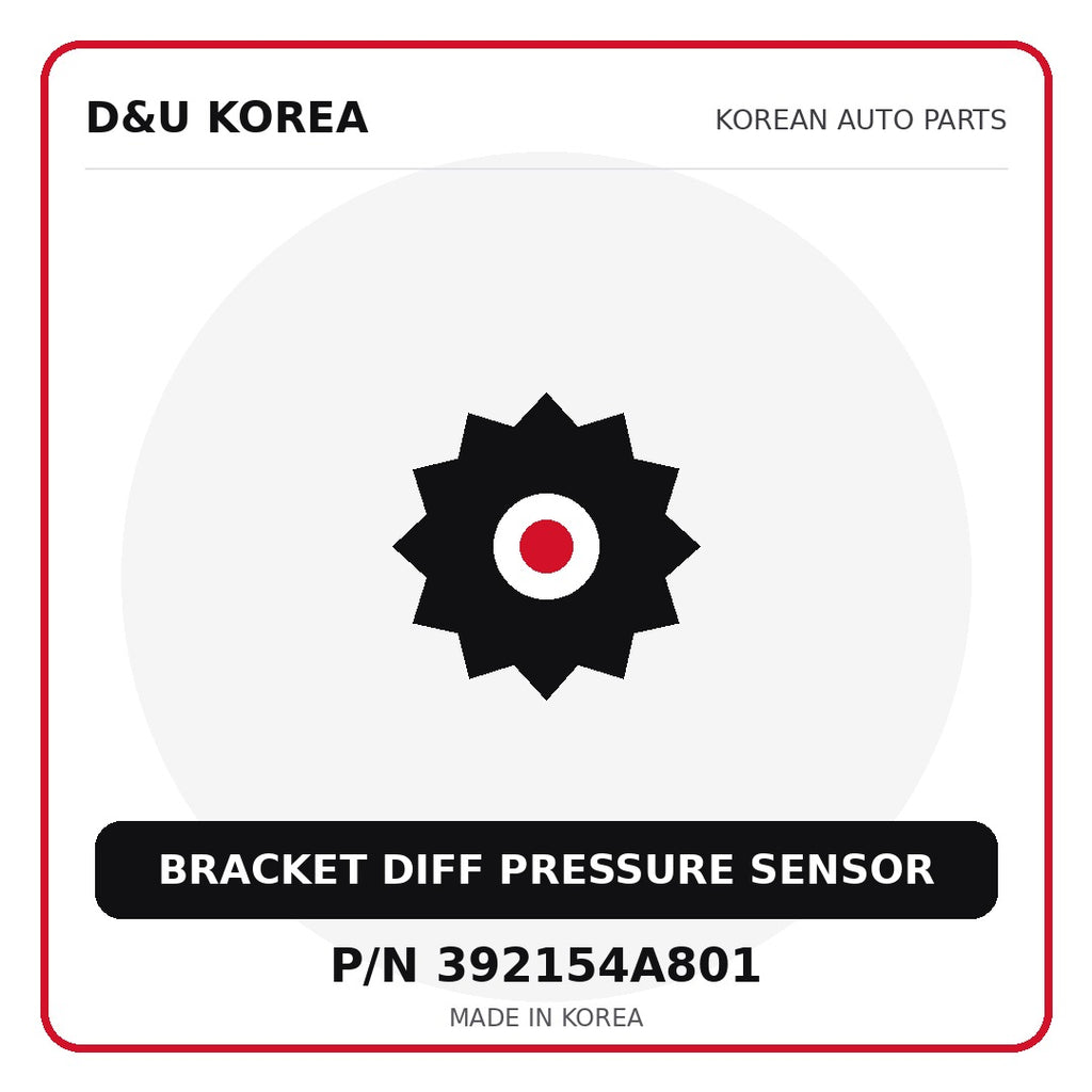 Genuine Mobis BRACKET DIFF PRESSURE SENSOR 392154A801 - Korean auto parts from D&U Korea