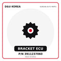 Genuine Mobis BRACKET ECU 3911237060 - Korean auto parts from D&U Korea