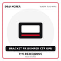 Genuine Mobis BRACKET FR BUMPER CTR UPR 863E3JD000 - Korean auto parts from D&U Korea