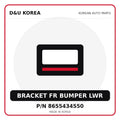 Genuine Mobis BRACKET FR BUMPER LWR 8655434550 for Korean vehicles | D&U Korea