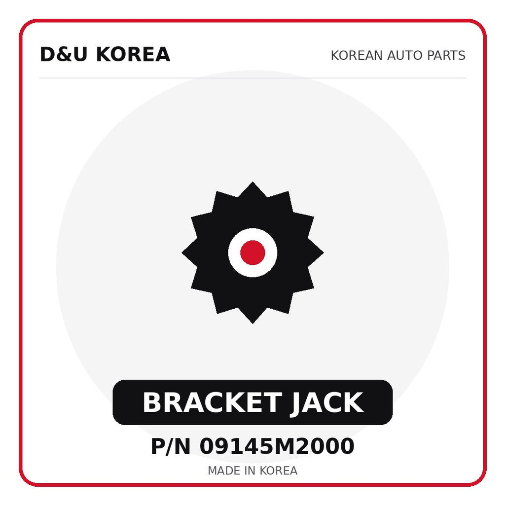 Genuine Mobis BRACKET JACK 09145M2000 - Korean auto parts from D&U Korea