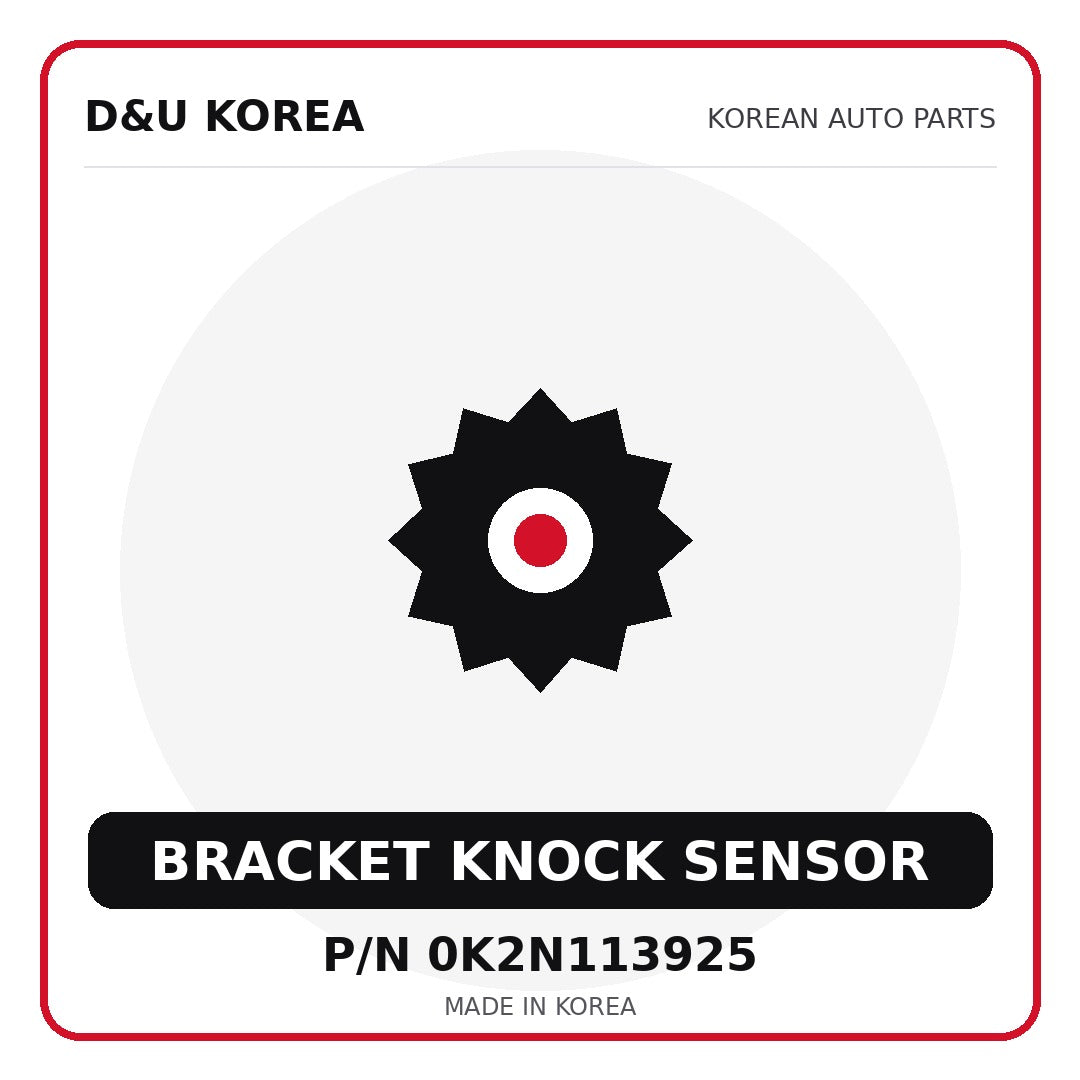 Genuine Mobis BRACKET KNOCK SENSOR 0K2N113925 - Korean auto parts from D&U Korea