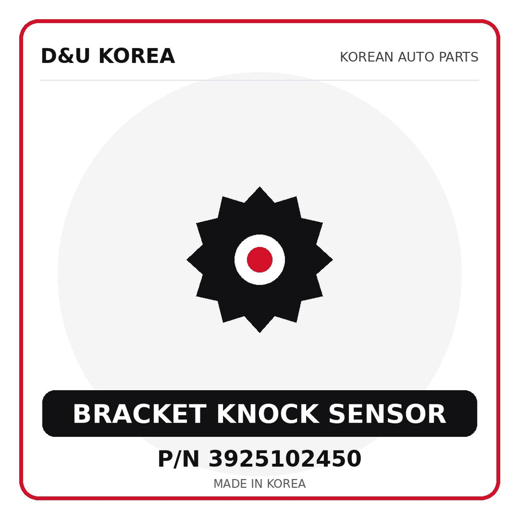 Genuine Mobis BRACKET KNOCK SENSOR 3925102450 - Korean auto parts from D&U Korea