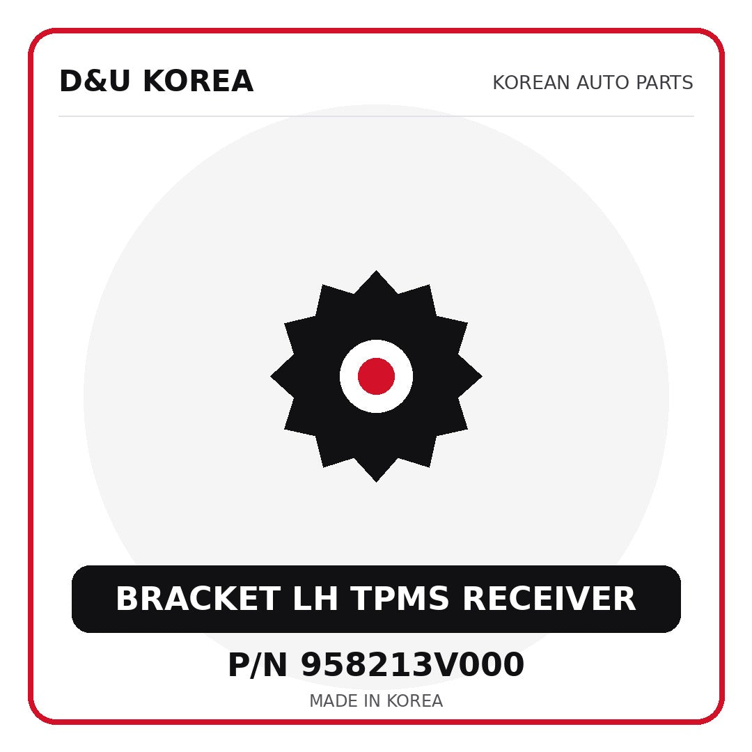 Genuine Mobis BRACKET LH TPMS RECEIVER 958213V000 - Korean auto parts from D&U Korea