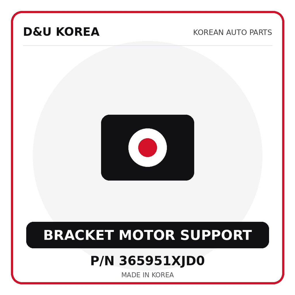 Genuine Mobis BRACKET MOTOR SUPPORT 365951XJD0 - Korean auto parts from D&U Korea