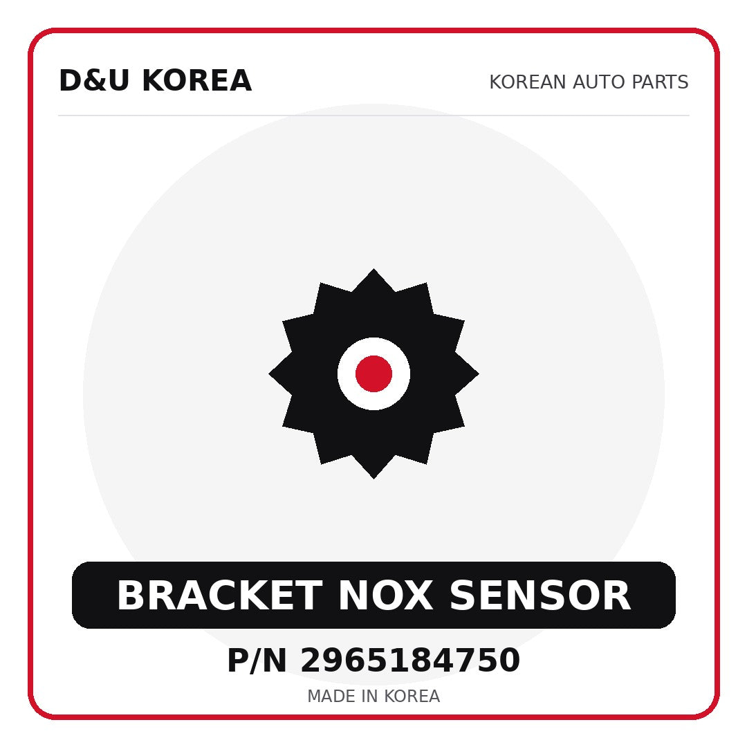 Genuine Mobis BRACKET NOX SENSOR 2965184750 - Korean auto parts from D&U Korea