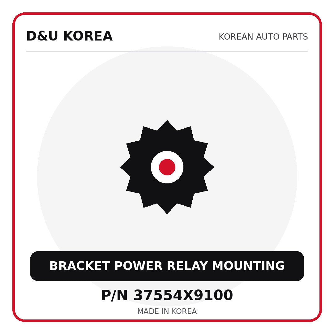 Genuine Mobis BRACKET POWER RELAY MOUNTING 37554X9100 for Korean vehicles | D&U Korea