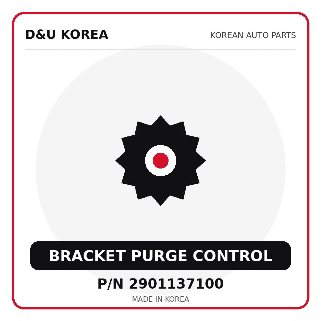 Genuine Mobis BRACKET PURGE CONTROL 2901137100 - Korean auto parts from D&U Korea