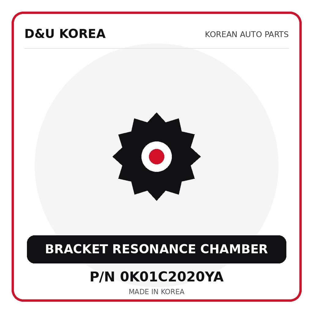 Genuine Mobis BRACKET RESONANCE CHAMBER 0K01C2020YA - Korean auto parts from D&U Korea