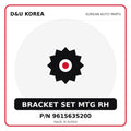 Genuine Mobis BRACKET SET MTG RH 961563S200 - Korean auto parts from D&U Korea