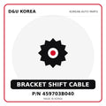 Genuine Mobis BRACKET SHIFT CABLE 459703B040 - Korean auto parts from D&U Korea