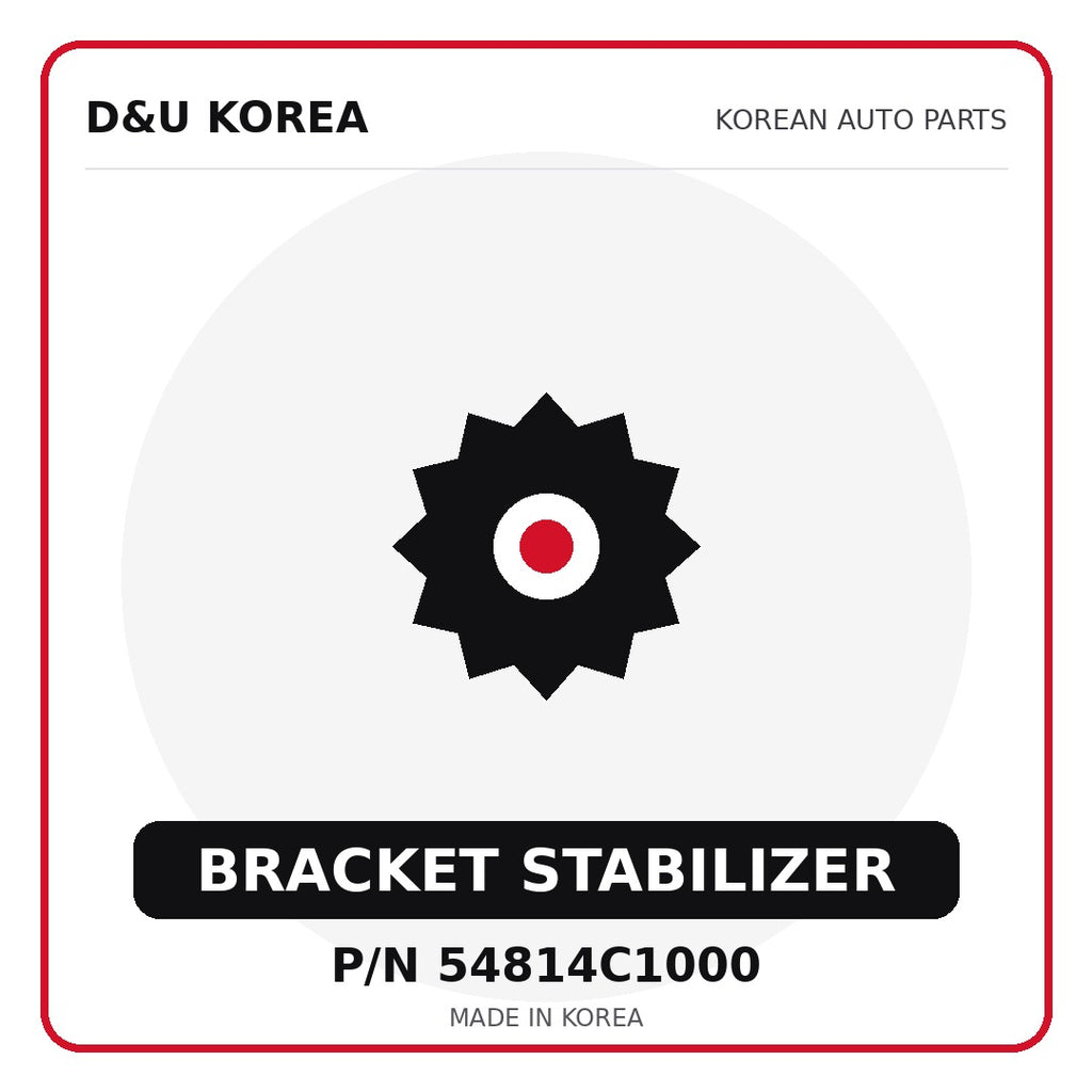 Genuine Mobis BRACKET STABILIZER 54814C1000 - Korean auto parts from D&U Korea