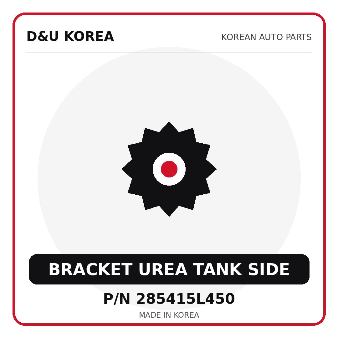 Genuine Mobis BRACKET UREA TANK SIDE 285415L450 - Korean auto parts from D&U Korea