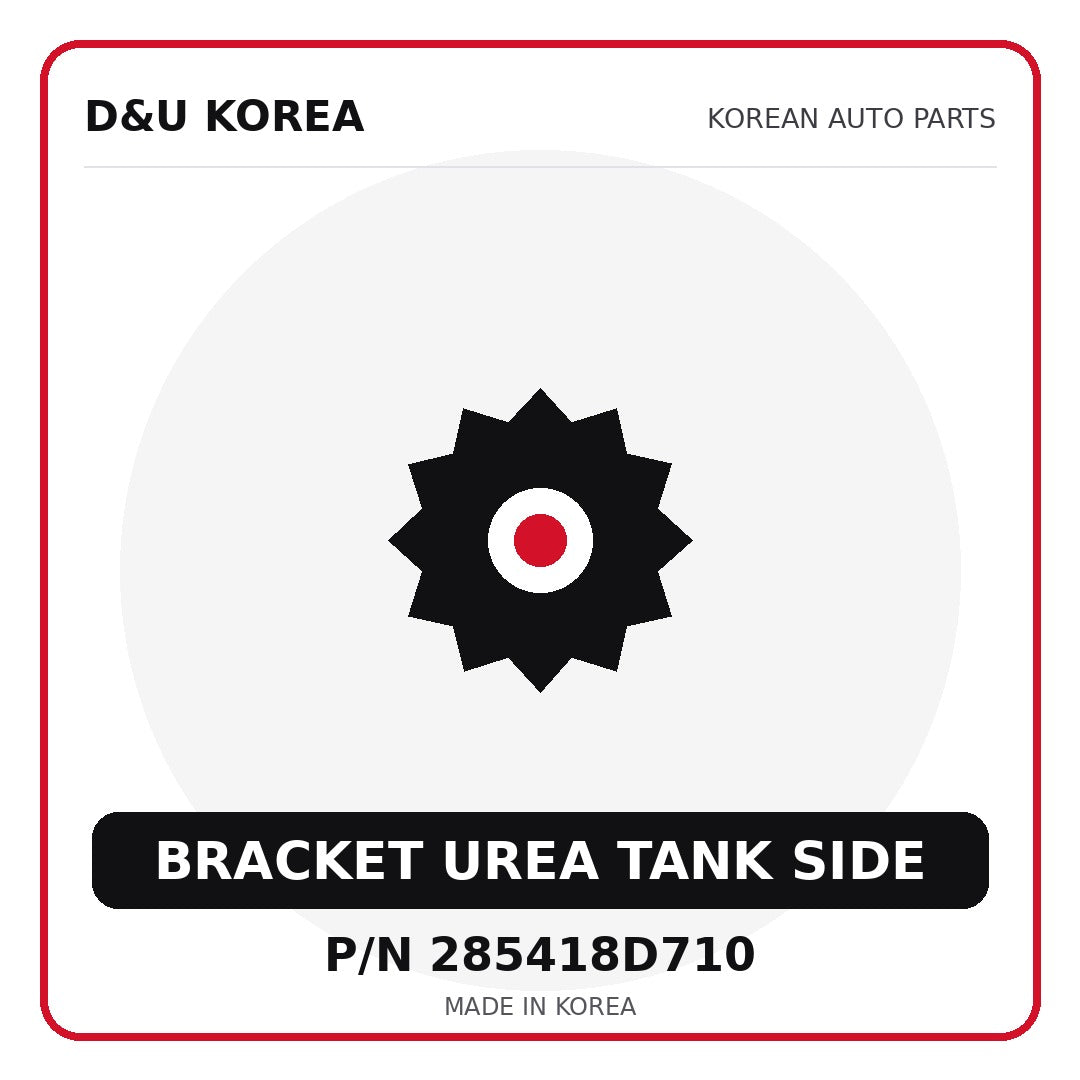 Genuine Mobis BRACKET UREA TANK SIDE 285418D710 - Korean auto parts from D&U Korea