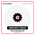 Genuine Mobis BRACKET VALVE 378128L130 - Korean auto parts from D&U Korea
