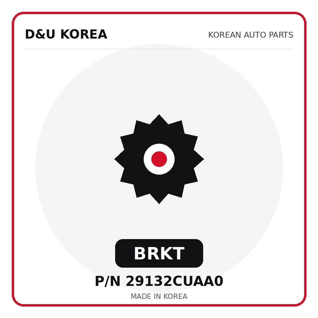 Genuine Mobis BRKT 29132CUAA0 - Korean auto parts from D&U Korea