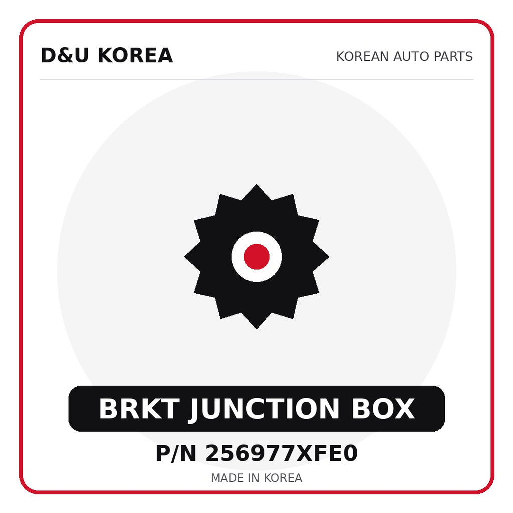 Genuine Mobis BRKT JUNCTION BOX 256977XFE0 - Korean auto parts from D&U Korea