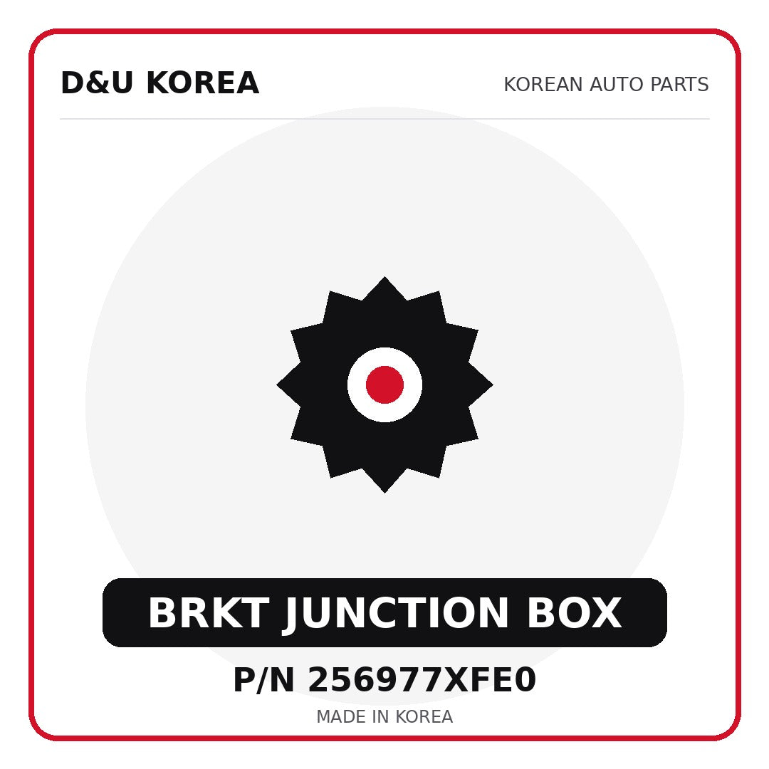 Genuine Mobis BRKT JUNCTION BOX 256977XFE0 - Korean auto parts from D&U Korea