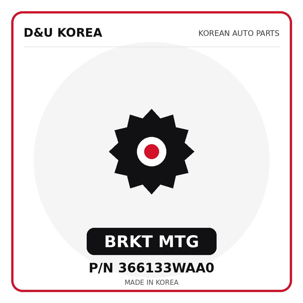 Genuine Mobis BRKT MTG 366133WAA0 - Korean auto parts from D&U Korea